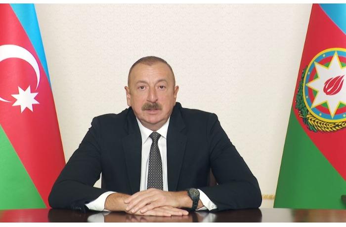 Prezident: “Azərbaycan xalqı könüllü olaraq öz doğma qardaşlarına dəstək olur”
