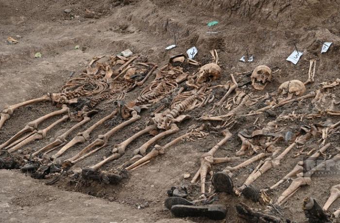 Qubada kütləvi məzarlıqdakı quyularda 600-ə yaxın insan skeleti tapıldı