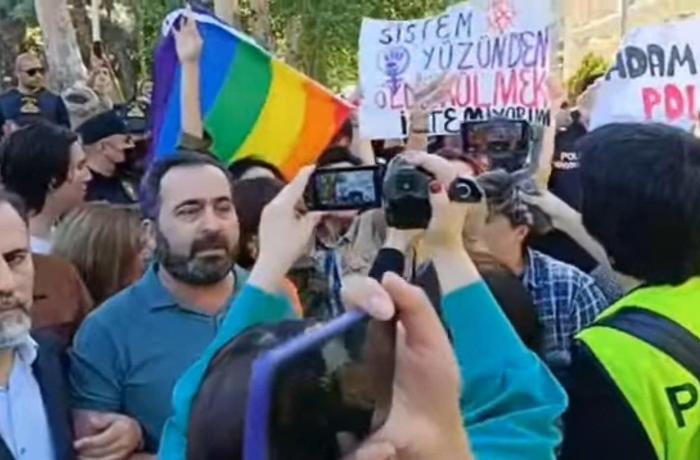 Gəldilər, foto çəkdirib dağılışdılar: LGBT bayraqlarının bəzədiyi aksiya…