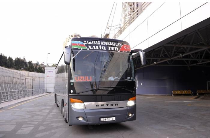 Bakıdan Füzuliyə ilk müntəzəm avtobus reysi açıldı — FOTOLAR