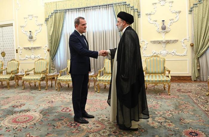 Azərbaycanın xarici işlər naziri İran Prezidenti ilə görüşdü — FOTOLAR 