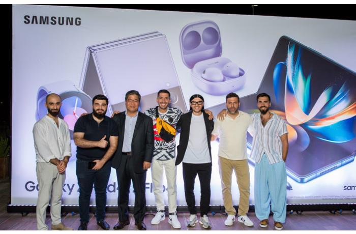 Ulduzların əhatəsində Samsung-un təqdimatı! — FOTOLAR
