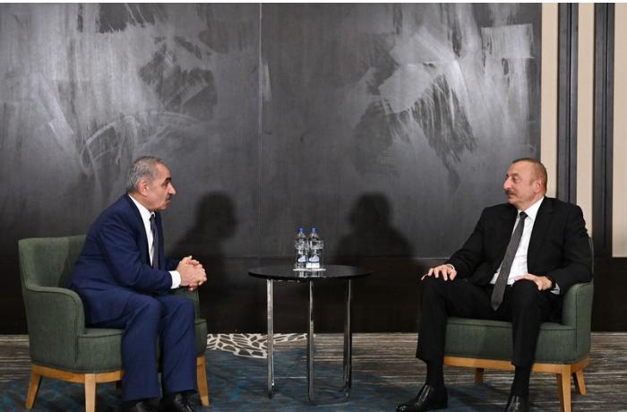 Prezident Konyada Fələstinin Baş naziri ilə görüşdü — FOTO