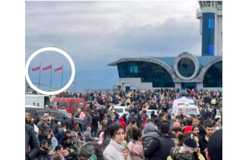 Xocalı aeroportu bizdə! Ermənistan bayrağı belə endirildi — TARİXİ VİDEO