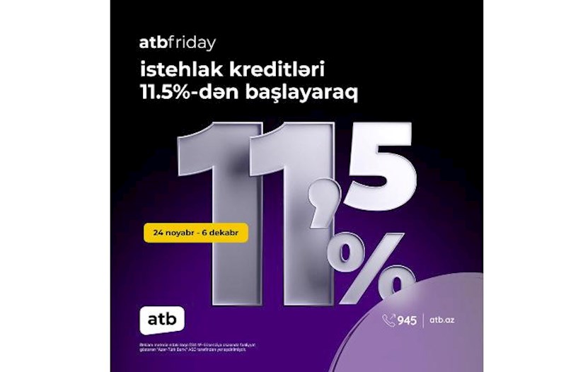 Azər Türk Bankdan 11,5%-dən başlayan istehlak KREDİTLƏRİ