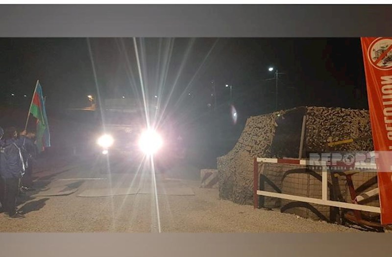 Xankəndi-Laçın yolunda sülhməramlıların avtomobilləri maneəsiz keçib