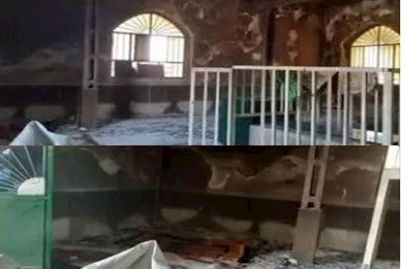 İranda iki ziyarətgah yandırılıb