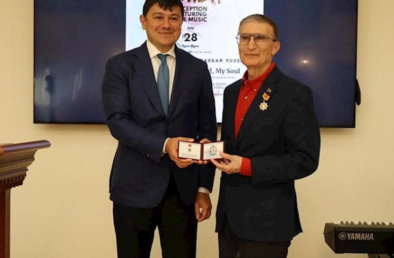 Aziz Sancara “Diaspor fəaliyyətində xidmətə görə” Azərbaycanın medalı təqdim edildi