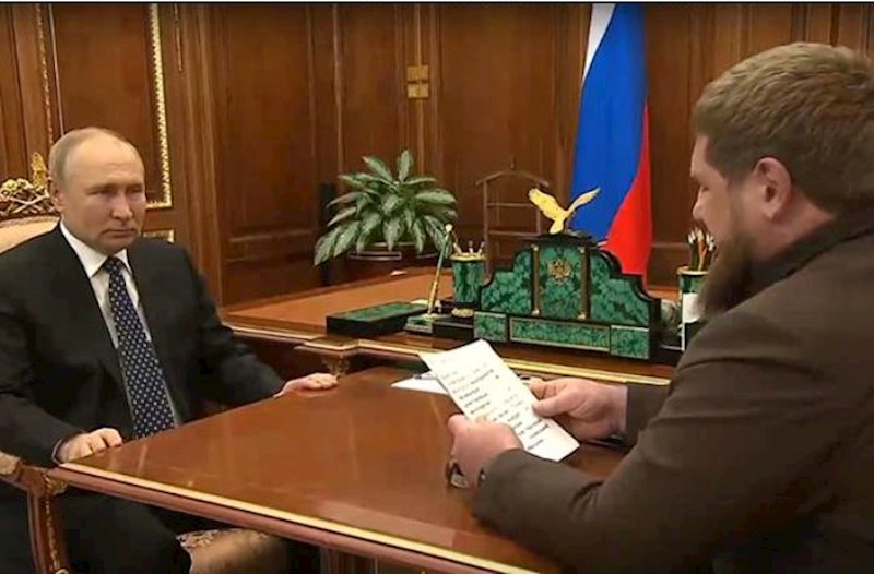 Putin Kadırovla görüşdü  