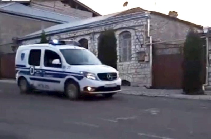 Azərbaycan polisi Xankəndidə — VİDEO