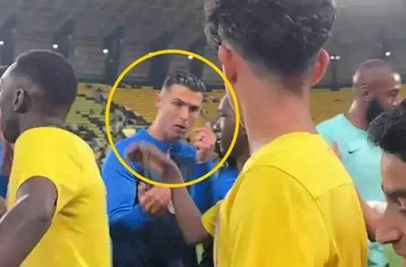 Ronaldo oğlunun bu hərəkətinə əsəbiləşdi — VİDEO