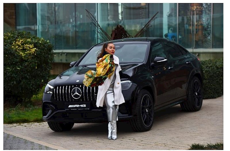 Milena Nəbiyevanın iştirakı ilə "Mercedes-AMG GLE Coupe" modelinin fotosessiyası