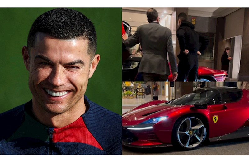 Ronaldo yeni milyonluq lüks avtomobili ilə görüntüləndi — FOTO