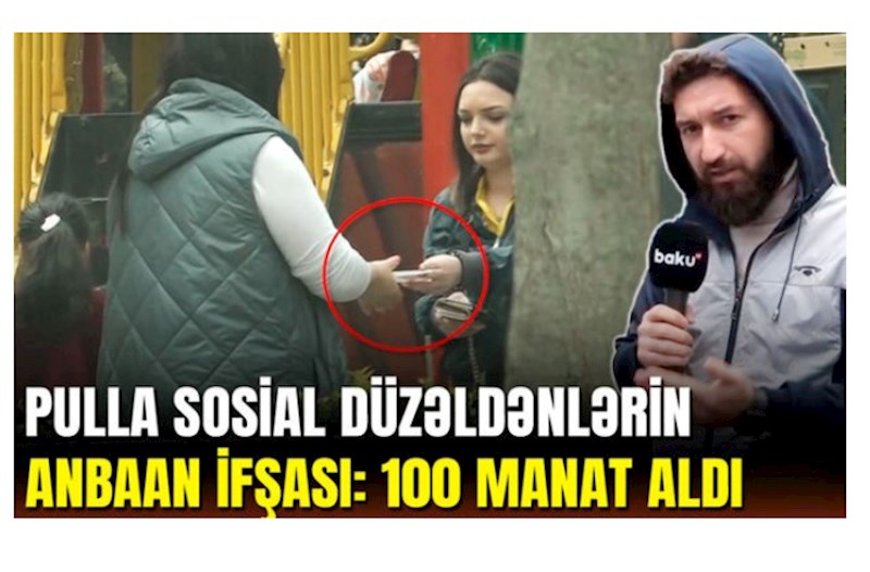 100 manata sosial yardım düzəldənlər: Polis hərəkətə keçdi — VİDEO