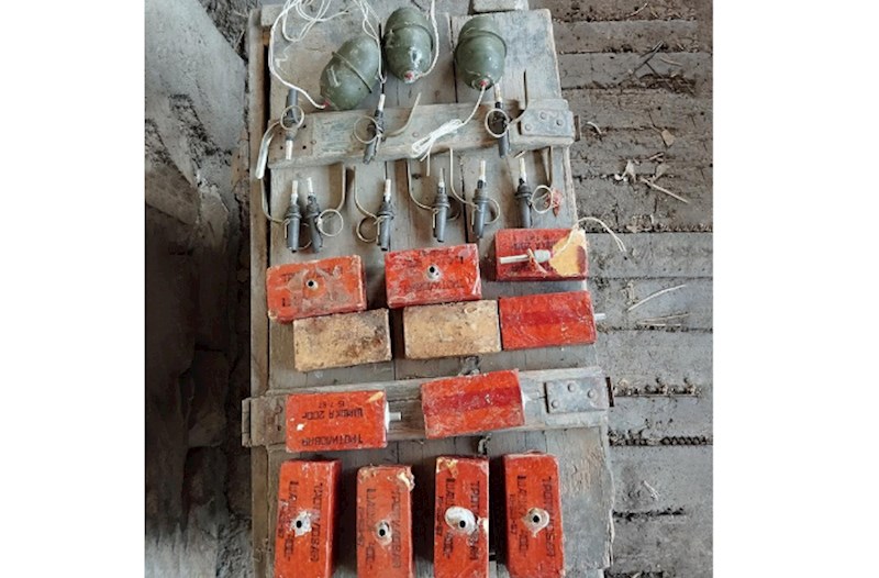 Xocavənddə Ermənistan istehsalı olan partlayıcı qurğular tapıldı— FOTO