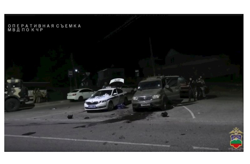 Rusiyada polis postuna hücum edildi: 7 ölü var — VİDEO