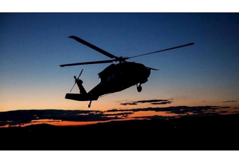 Hərbi helikopter qəzaya uğradı: Ölənlər var 
