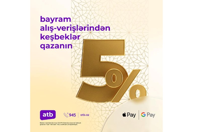 Azər Türk Bankdan daha bir cashback kampaniyası
