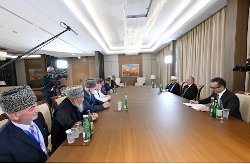Prezident Rusiyanın Şimali Qafqaz regionunun müftilərini qəbul etdi — FOTO